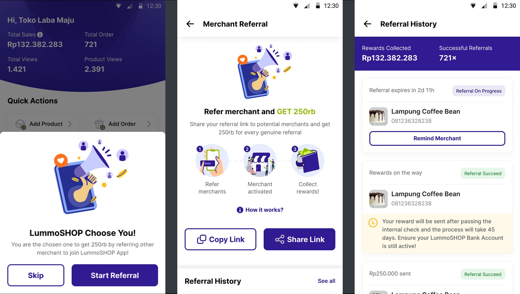 Merchant Referral Program: Expanding Our Merchant Base
